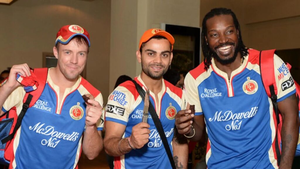 Ab De Villiers Virat Kohli Chris Gayle