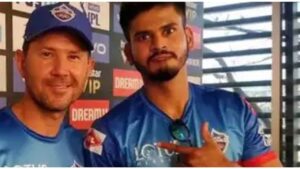 Ricky Ponting with Shreyas Iyer in IPL
